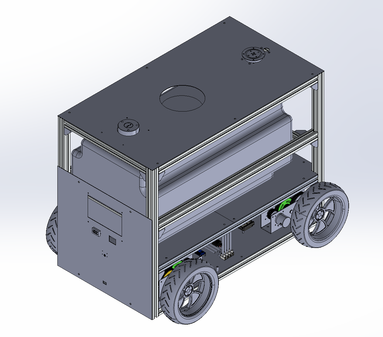 Otonom Tarım Robotu CAD Tasarımı